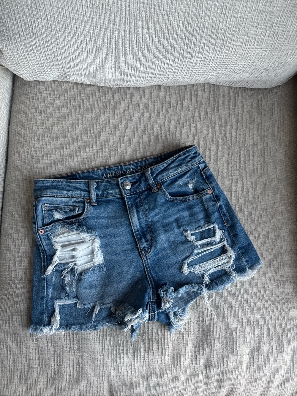 American Eagle Outfitters Distressed mom Shorts